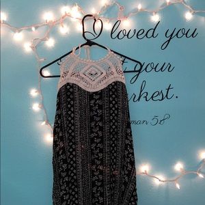 Crochet Halter Dress